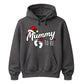 Charming expectant mum baby bump Christmas Unisex Hoodie