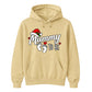 Charming expectant mum baby bump Christmas Unisex Hoodie