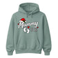 Charming expectant mum baby bump Christmas Unisex Hoodie