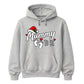 Charming expectant mum baby bump Christmas Unisex Hoodie