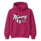 Charming expectant mum baby bump Christmas Unisex Hoodie