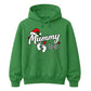 Charming expectant mum baby bump Christmas Unisex Hoodie