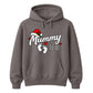 Charming expectant mum baby bump Christmas Unisex Hoodie