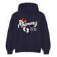Charming expectant mum baby bump Christmas Unisex Hoodie