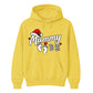 Charming expectant mum baby bump Christmas Unisex Hoodie