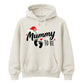 Charming expectant mum baby bump Christmas Unisex Hoodie