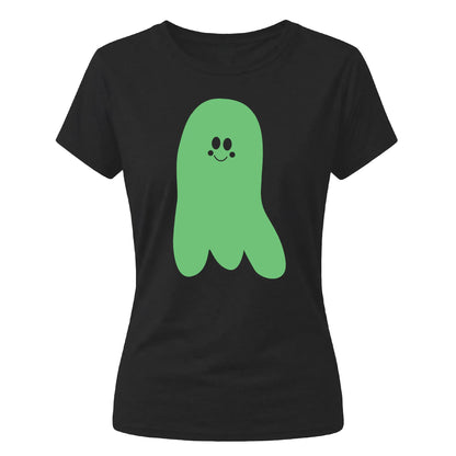 Charming friendly ghost Glow in the Dark Ladies T-Shirt