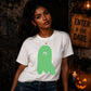 Charming friendly ghost Glow in the Dark Ladies T-Shirt