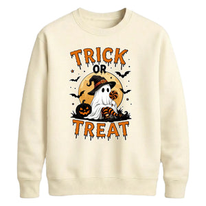 Charming ghost witch graphic Halloween Unisex Sweatshirt