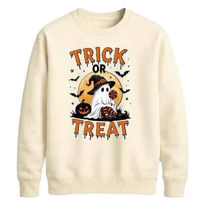 Charming ghost witch graphic Halloween Unisex Sweatshirt