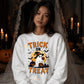 Charming ghost witch graphic Halloween Unisex Sweatshirt