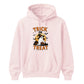 Charming ghost witch hat pumpkin graphic Halloween hoodie