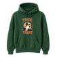 Charming ghost witch hat pumpkin graphic Halloween hoodie