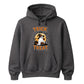 Charming ghost witch hat pumpkin graphic Halloween hoodie