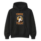 Charming ghost witch hat pumpkin graphic Halloween hoodie