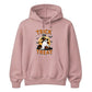 Charming ghost witch hat pumpkin graphic Halloween hoodie