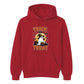 Charming ghost witch hat pumpkin graphic Halloween hoodie