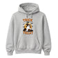 Charming ghost witch hat pumpkin graphic Halloween hoodie