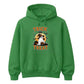 Charming ghost witch hat pumpkin graphic Halloween hoodie