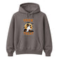 Charming ghost witch hat pumpkin graphic Halloween hoodie