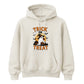 Charming ghost witch hat pumpkin graphic Halloween hoodie
