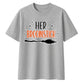 Charming her broomstick quote Halloween Oversized T-Shirt