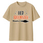 Charming her broomstick quote Halloween Oversized T-Shirt