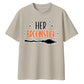Charming her broomstick quote Halloween Oversized T-Shirt