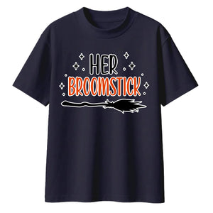 Charming her broomstick quote Halloween Oversized T-Shirt