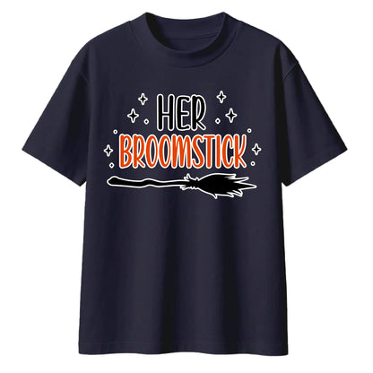 Charming her broomstick quote Halloween Oversized T-Shirt