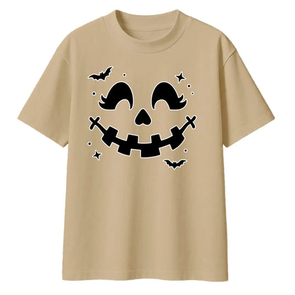 Charming jack-o-lantern face Halloween Oversized T-Shirt