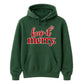 Charming keep it merry lettering Christmas Unisex Hoodie