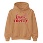 Charming keep it merry lettering Christmas Unisex Hoodie