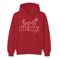 Charming keep it merry lettering Christmas Unisex Hoodie