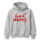 Charming keep it merry lettering Christmas Unisex Hoodie