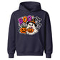 Charming little witch ghost pumpkin Halloween Kids Hoodie