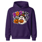 Charming little witch ghost pumpkin Halloween Kids Hoodie