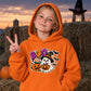 Charming little witch ghost pumpkin Halloween Kids Hoodie