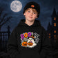 Charming little witch ghost pumpkin Halloween Kids Hoodie