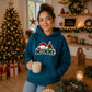 Charming Mommy Santa Hat Tree Christmas Oversized Hoodie