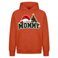 Charming Mommy Santa Hat Tree Christmas Oversized Hoodie