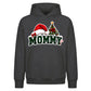 Charming Mommy Santa Hat Tree Christmas Oversized Hoodie