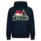 Charming Mommy Santa Hat Tree Christmas Oversized Hoodie