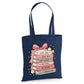 Charming stack of inspirational books cotton canvas Tote Bag