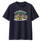 Charming Whoville puppy scene Christmas Oversized T-Shirt