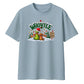 Charming Whoville puppy scene Christmas Oversized T-Shirt