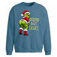 Cheeky character text graphic Christmas Oversized Sweatshirt
