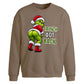 Cheeky character text graphic Christmas Oversized Sweatshirt