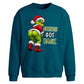Cheeky character text graphic Christmas Oversized Sweatshirt