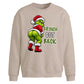 Cheeky character text graphic Christmas Oversized Sweatshirt